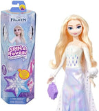 Mattel Disney Frozen Elsa Fashion Doll Set, Spin & Reveal with 11 Surprises Including 5