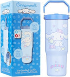 Trend Cinnamoroll Sanrio Insulated Tumbler 850ml, Stainless Steel Water Bottle with Straw