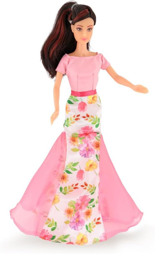 Fulla Fashion Collection Doll with Trendy Outfit Stylish Hair and Accessories, Giftable Fashion Doll for Girls- Great