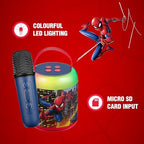 Marvel Spider-Man LED Karaoke Speaker with Microphone