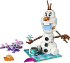 LEGO | Disney Frozen Olaf and Bruni's Picnic Fun Toy - Snowman Figure w/a Picnic Blanket & Accessories - DIY Bedroom