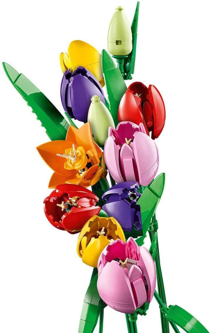 Lego 11501 Botanical Tulip Bouquet, Toy, Birthday Present, Blocks, Men's, Women's, Decorative Plants, Fake Green, Bouquets, Artificial Flowers, Decoration, Interior Decoration, Stylish
