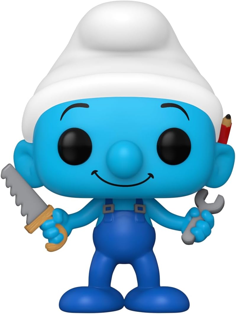 Funko POP! TV: Papa Smurfs - Handy Papa Smurf - SMURFS - Collectable Vinyl Figure - Gift Idea - Official Merchandise