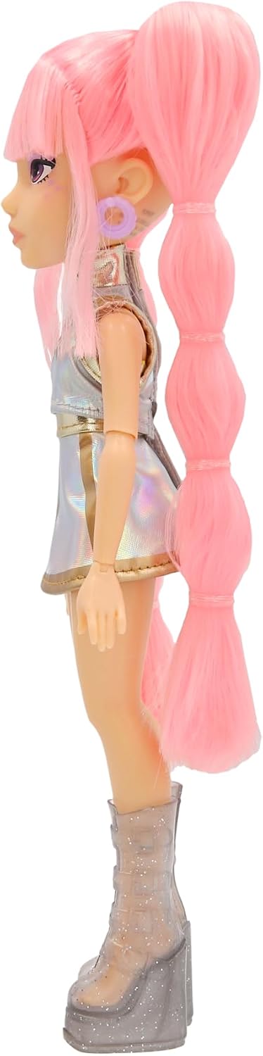 K POP Idol Doll Yuni Fashion Dolls K-Pop Moonlight Style Pink Braided Hair 3 Accessories