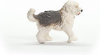 Schleich Old English Sheepdog Realistic Animal Figurine