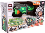 Hip Shot Ray Flame Power Dart Blaster for Kids, Includes 6