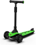 Lamborghini Swing Car Lamborghini Green Scooter for Kids of Ages 3-8, 3 Wheel Scooter for Kids with Adjustable Height, Foldin