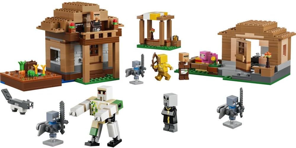 LEGO Minecraft Evoker Village Attack 21596
