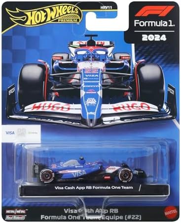 Hot Wheels VISA RB Formula 1 VCARB 01 Team 2024 Formula 1 Model Car