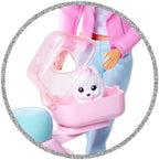 Simba Steffi Love Chic City Scooter Doll Set, 29 cm Fashion Doll with 27 cm Pink Scooter