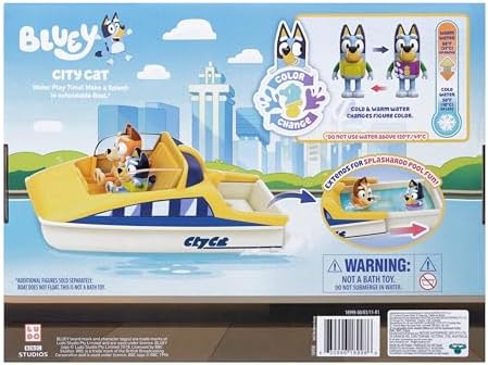 BLUEY S13 COLOR CHANGE BLUEY'S MOTORBOAT VEHICLE EXCLUSIVE