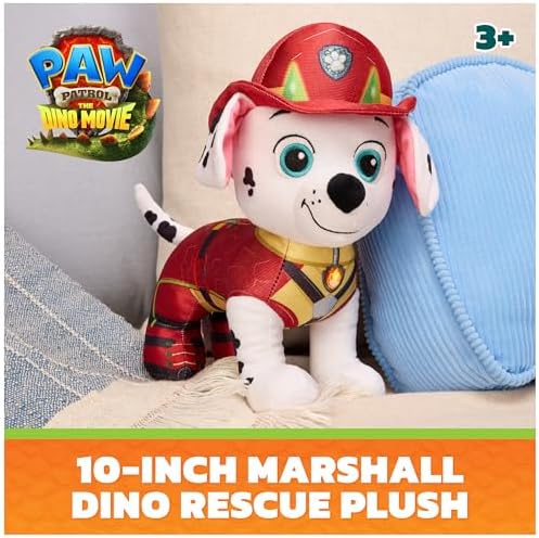 PAW Patrol: The Dino Movie Marshall Dino Rescue Plush Toy