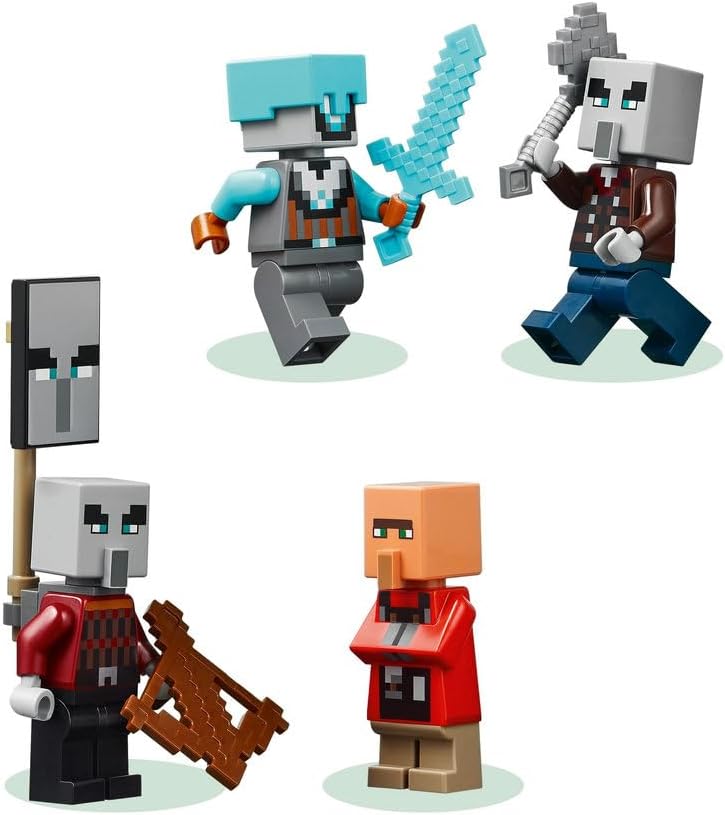 LEGO Minecraft The Pillager Outpost and Ravager 21278