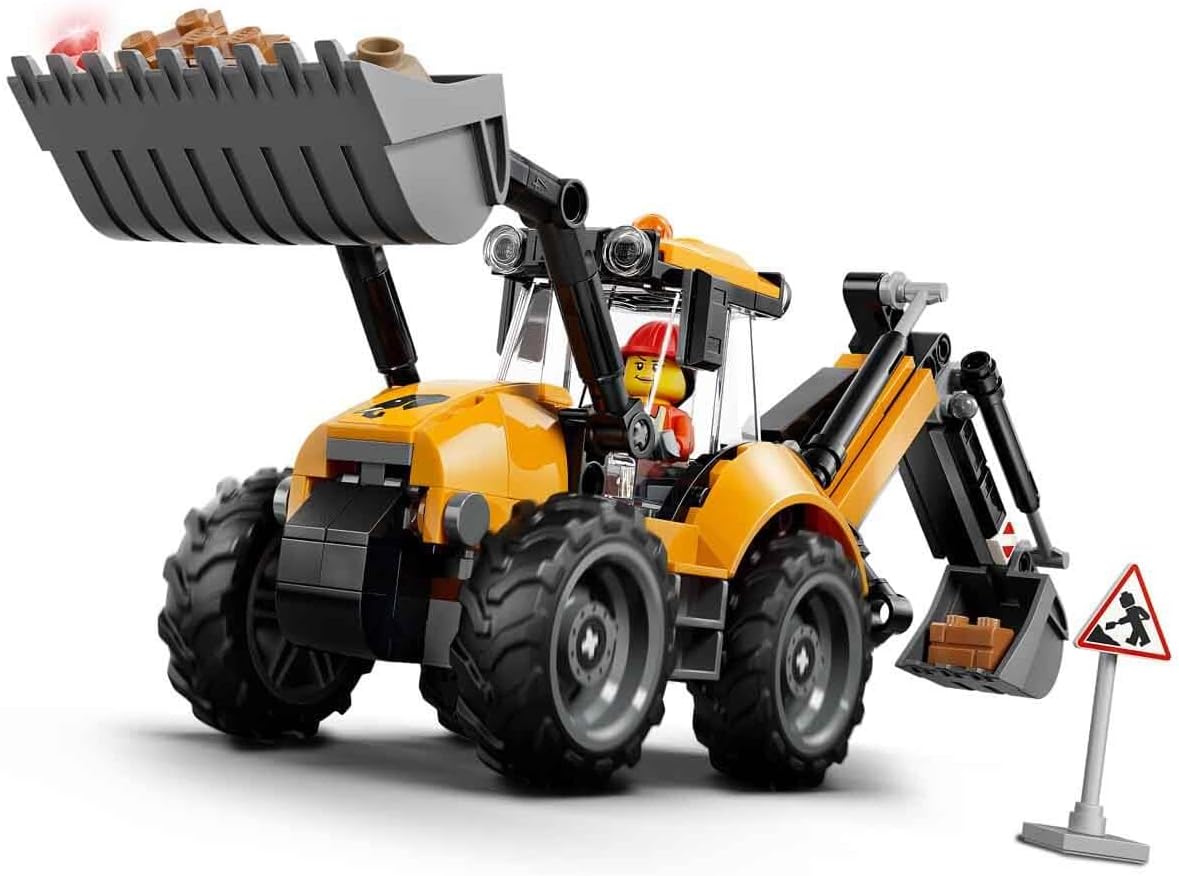 LEGO City Yellow Backhoe Loader 60480