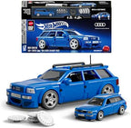 Mattel Brick Shop Hot Wheels Speed Series Building Set, '94 Audi Avant RS2 with 253