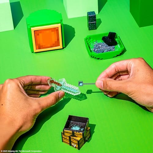 MGA's Miniverse Make It Mini Minecraft - Minecraft Mini Collectables, Blind Packaging, DIY Resin Play, 12 Collectables, NOT Edible
