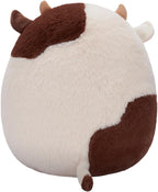 SQCR - Plush 12 Ronnie - Brown and White Cow - Fuzzamallows