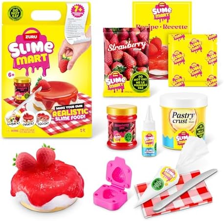 S001-EUR-SLIME MART-SMALL SHOPPING BAG- SERIES 1-STRAWBERRY CHEESECAKE