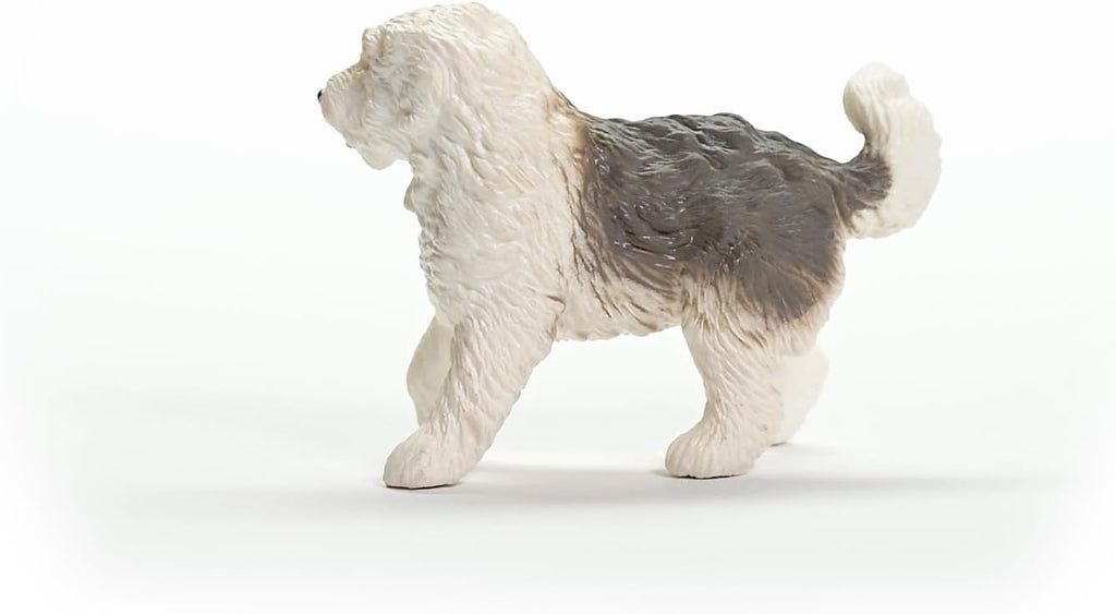Schleich Old English Sheepdog Realistic Animal Figurine