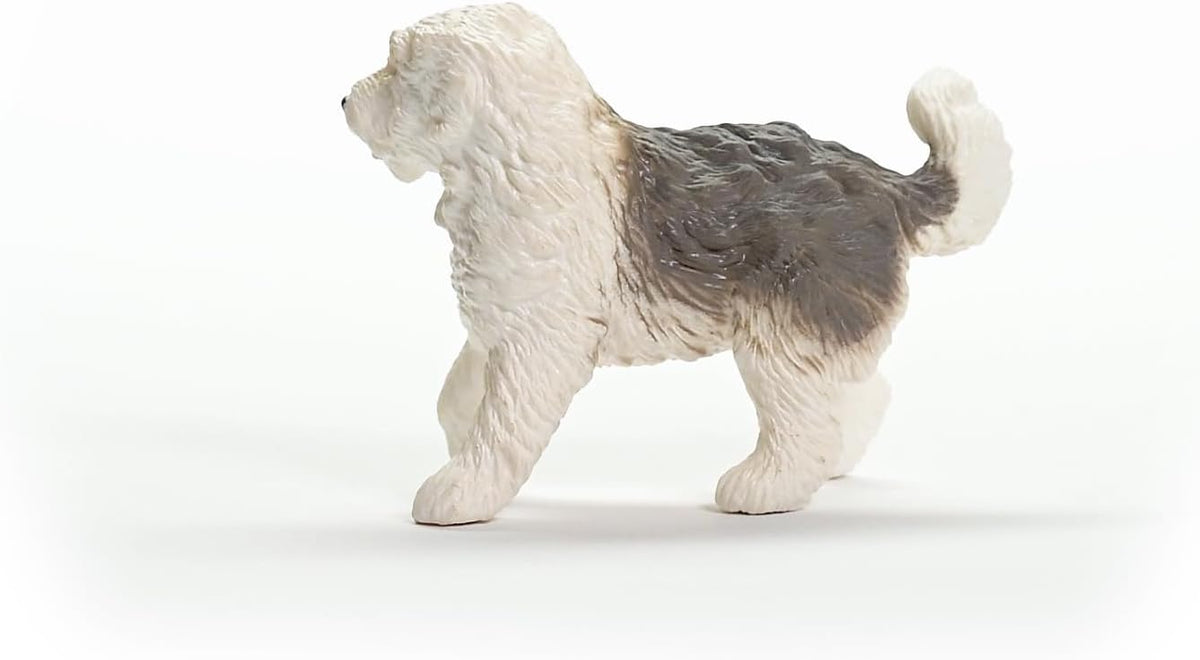 Schleich Old English Sheepdog Realistic Animal Figurine
