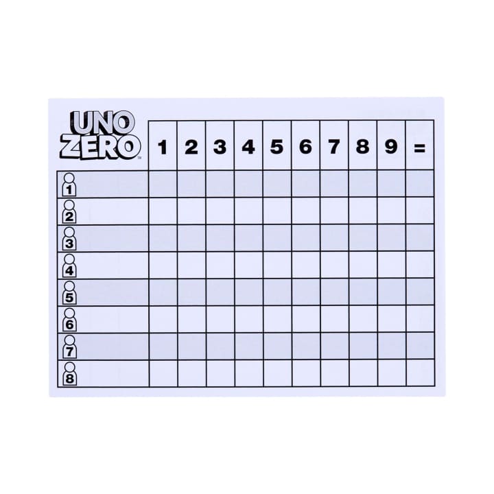 Uno - Zero Card Game