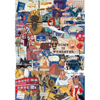 Clementoni - 37072 Jigsaw Puzzle 1000 Pieces for Adults and Children, Special Series, Massimalismo Travel & Culture Theme, Compact Box with Poster Included, Gift Idea for Men and Women, Made in Italy