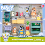 Bluey Series 13 Let's Play Chef Family Shopping Trip Exclusive Figure Playset