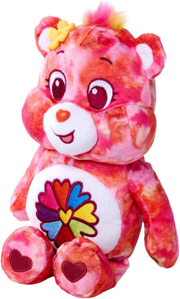 Simba - Lucky Bear Flower Power Bear Cuddly Toy 35 cm - Cuddly Soft