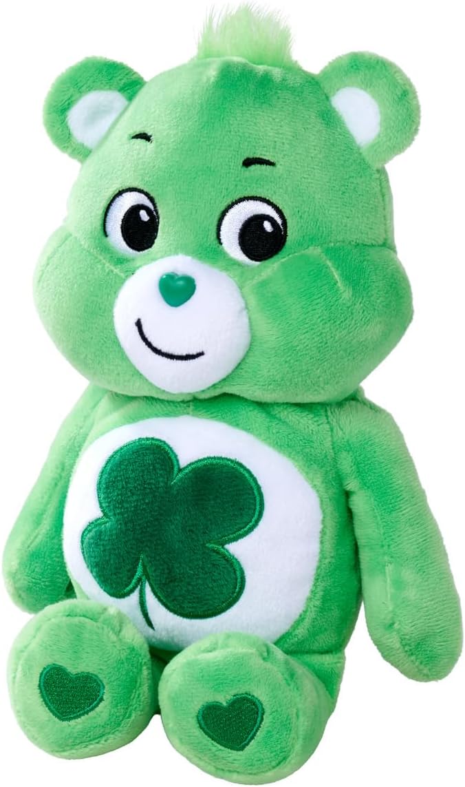 Simba Care Bears 6305878017 Plush Toy Bear 23 cm Green Lucky Bear, 23 cm