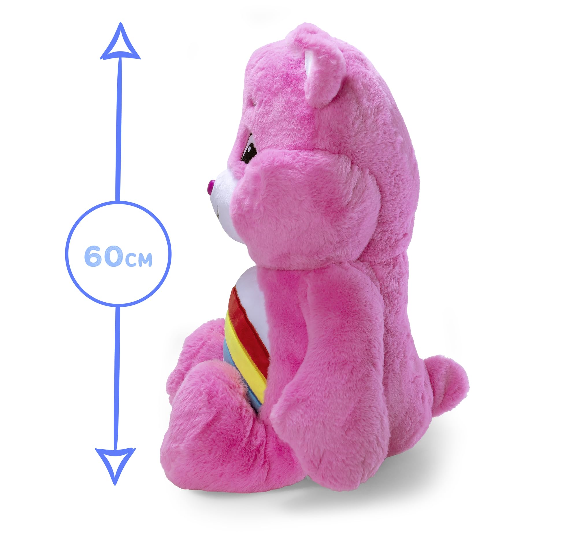 Simba Care Bears 6305878024 Plush Toy Bear 60 cm Pink