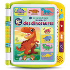 VTech - The Big Interactive Dinosaur Book, Magic Sound, Children's Touch Book, Educational Toy Dinosaur, 14 Illustrated and Interactive Pages, Gift for Children from 3 Years Old