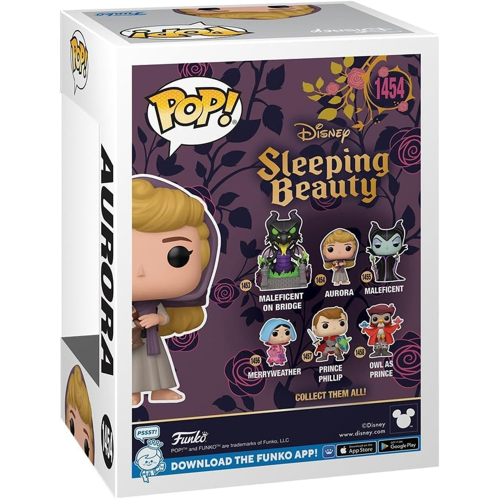 POP Disney: Sleeping Beauty 65th Anniversary - Aurora with Owl Funko Vinyl Figure (Bundled with Compatible Box Protector Case), Multicolor, 3.75 inches