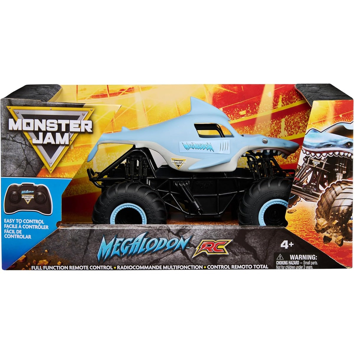 Monster Jam, Official Megalodon Remote Control Monster Truck