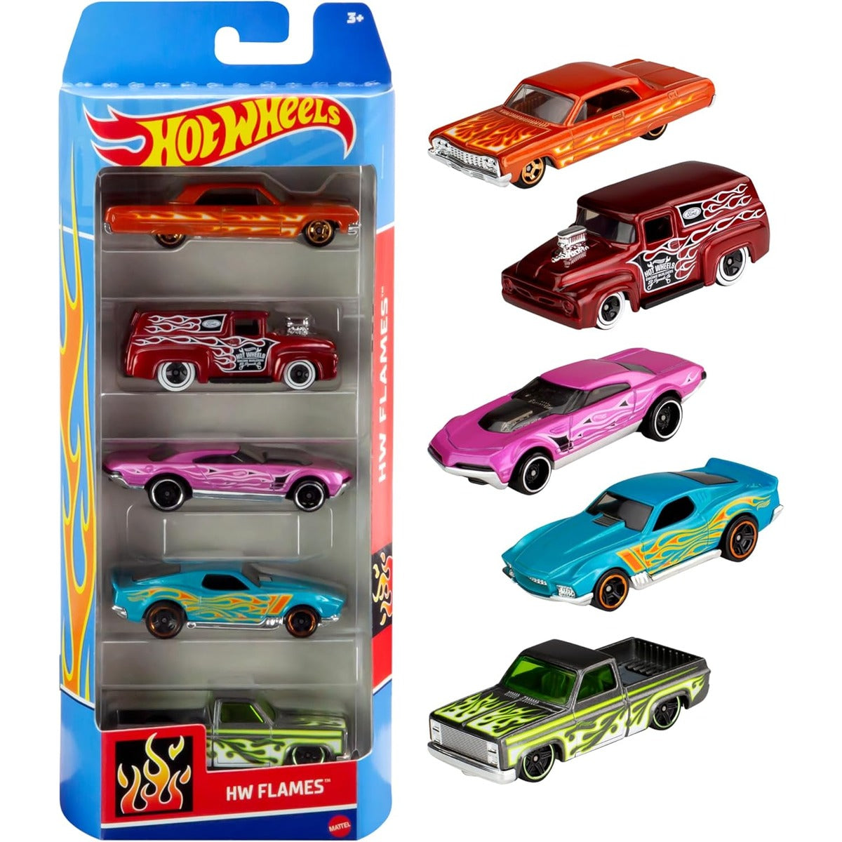 Hot Wheels Mattel SRL H. W. 5 Vehicles Ass. 1806/DJG23