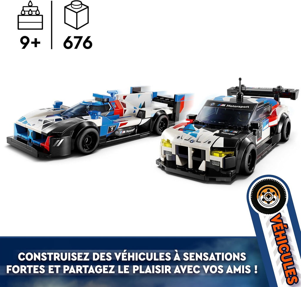 Lego Speed Champions BMW M4 GT3 & BMW M Hybrid Set 76922 One size