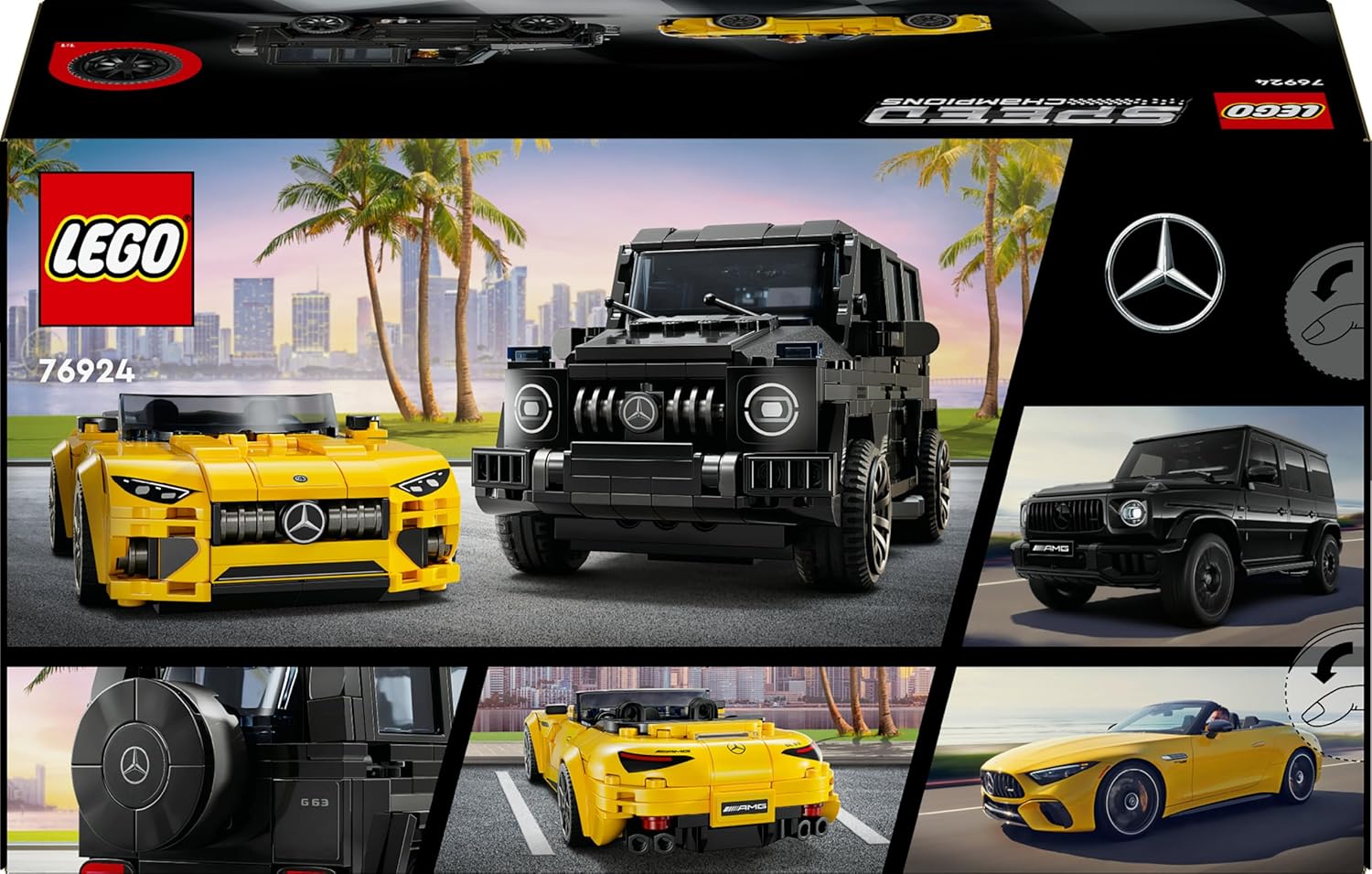 LEGO 76924 Speed Champions MercedesAMG G 63 & MercedesAMG SL 63