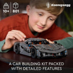 LEGO 42173 Technic Koenigsegg Jesko Absolut Supersportwagen in Grau