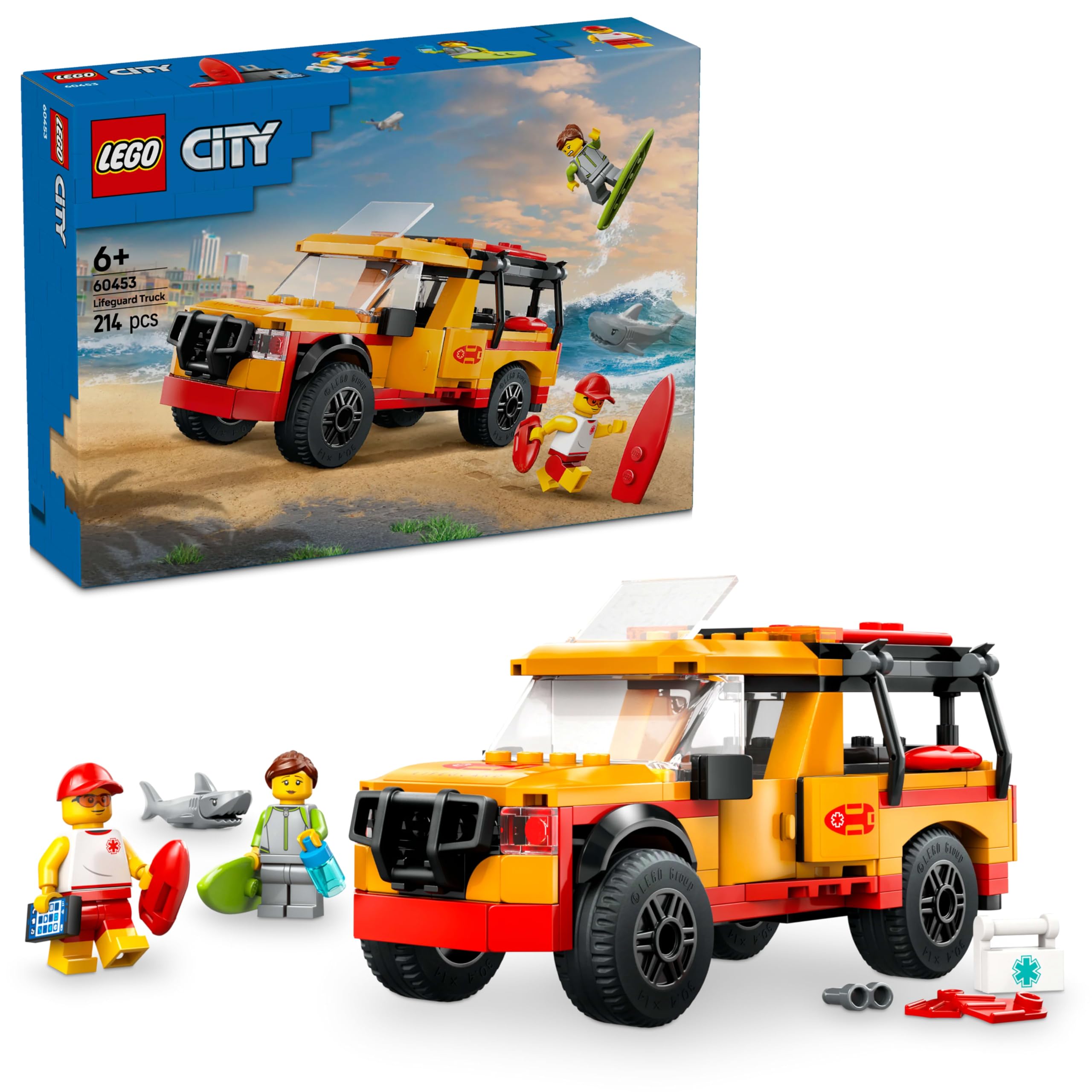 LEGO 60453 City Lifeguard Rescue Truck Toy Toy Birthday Present Blocks