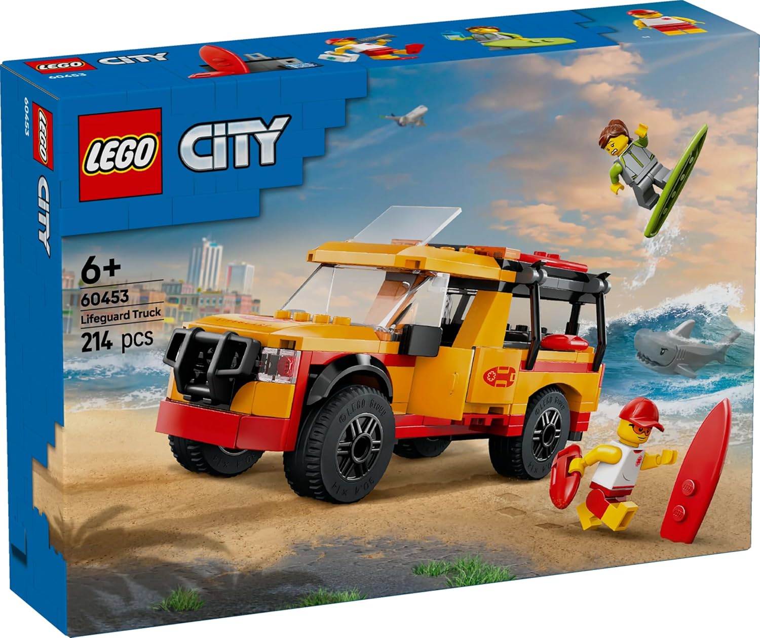 LEGO 60453 City Lifeguard Rescue Truck Toy Toy Birthday Present Blocks