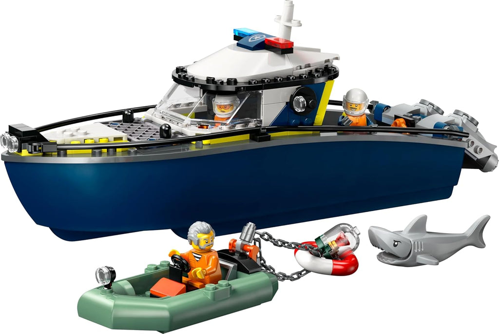 Lego 60456 City Police Boat Chase Toy Birthday Present Blocks