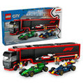 LEGO City F1(R) RB20 & AMR24 Race Car and F1(R) Truck Toy Toy Birthday