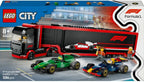LEGO City F1(R) RB20 & AMR24 Race Car and F1(R) Truck Toy Toy Birthday