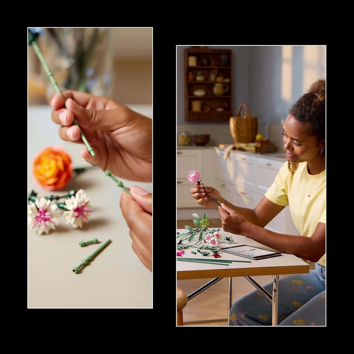 LEGO 10342 Botanical Pink Bouquet Toy, Birthday