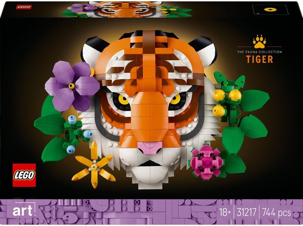Lego 31217 Lego Art Animal Collection Tiger Toy Birthday Present Block