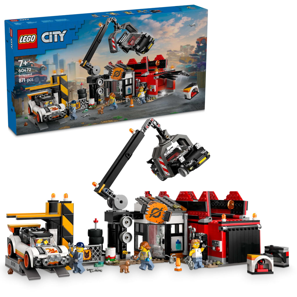 Lego 60472 City Discarded Vehicle Factory and Car, Toys