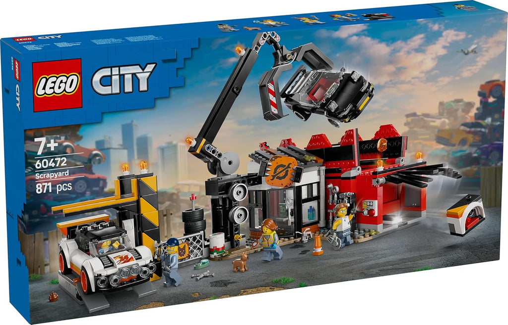 Lego 60472 City Discarded Vehicle Factory and Car, Toys