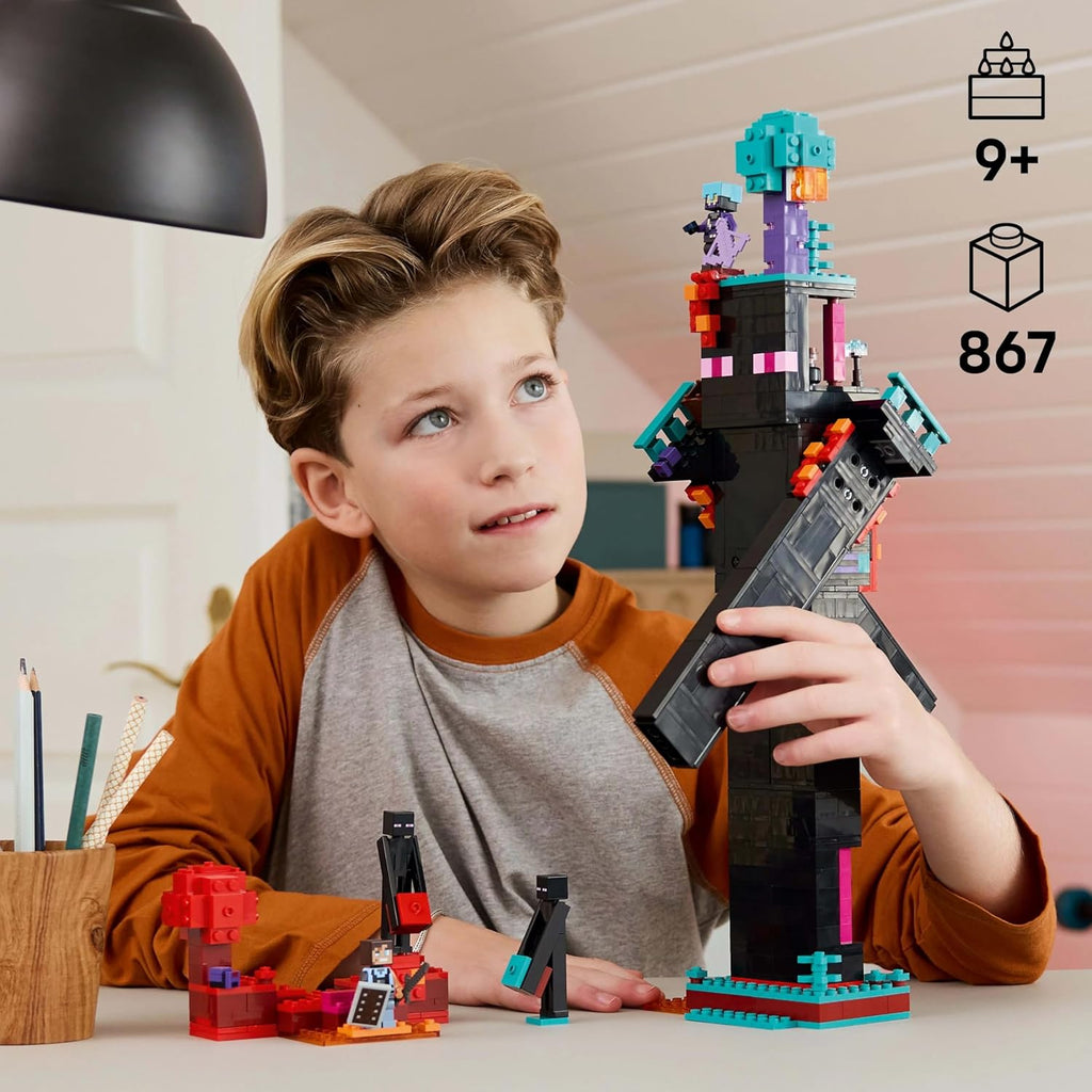 Lego Minecraft 21279 Enderman Tower Toy Birthday Present Blocks Boys