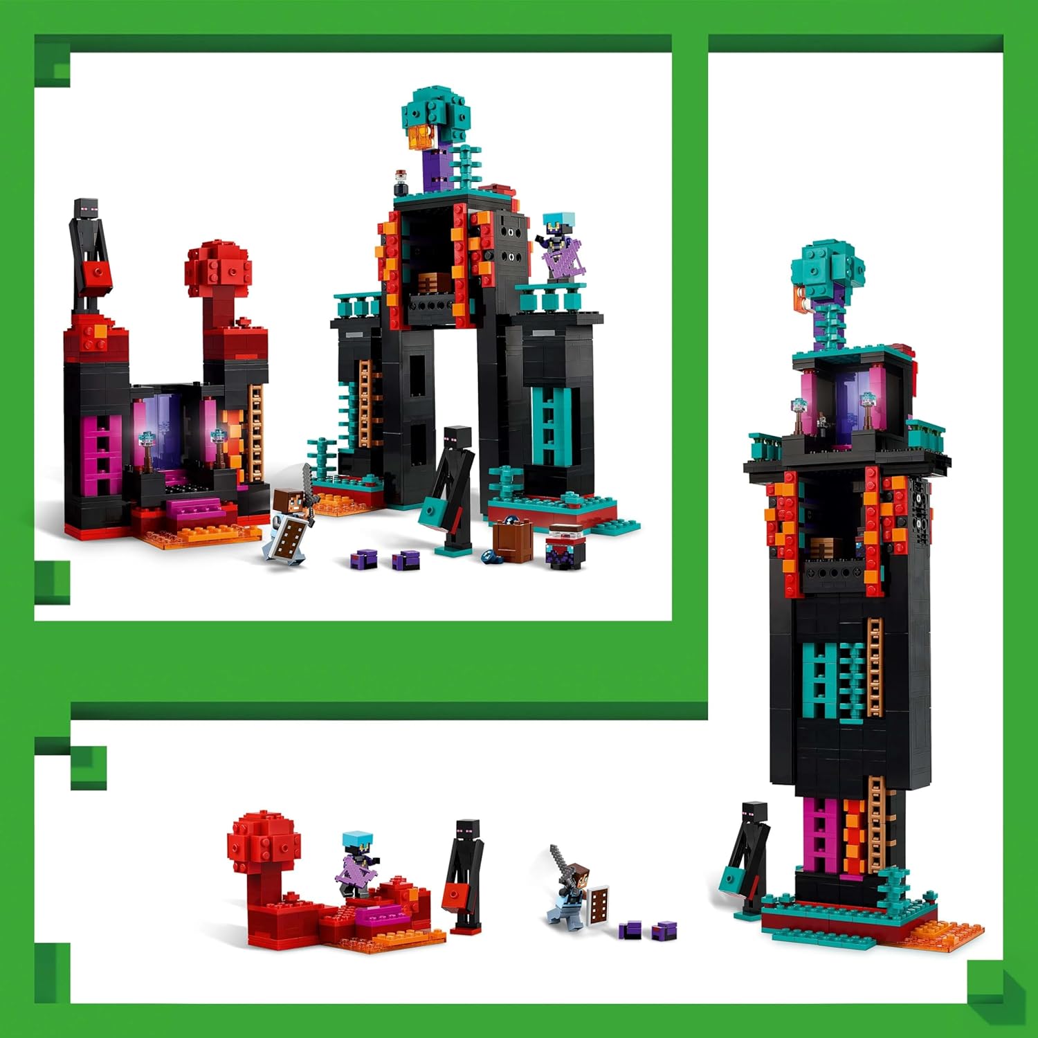 Lego Minecraft 21279 Enderman Tower Toy Birthday Present Blocks Boys