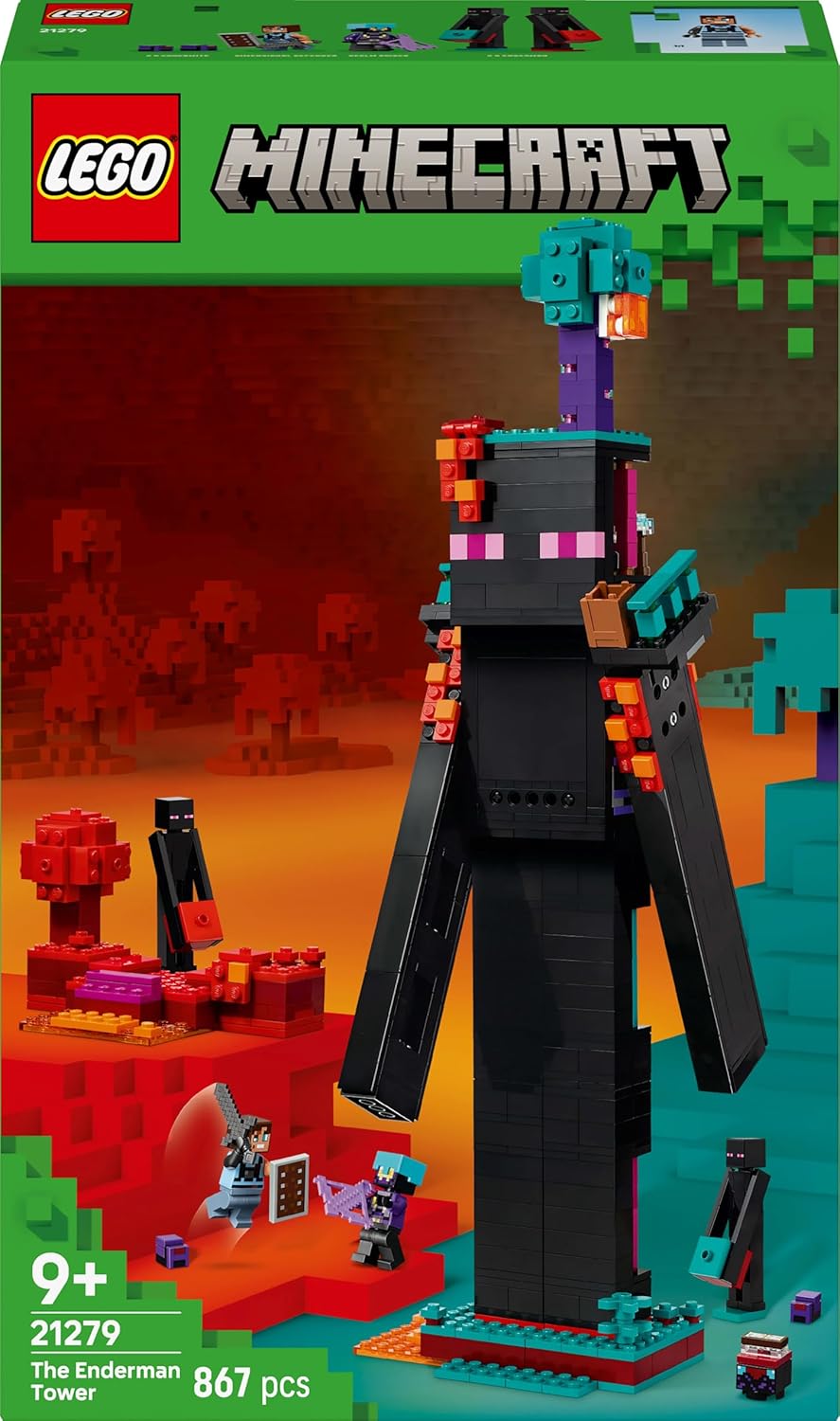 Lego Minecraft 21279 Enderman Tower Toy Birthday Present Blocks Boys
