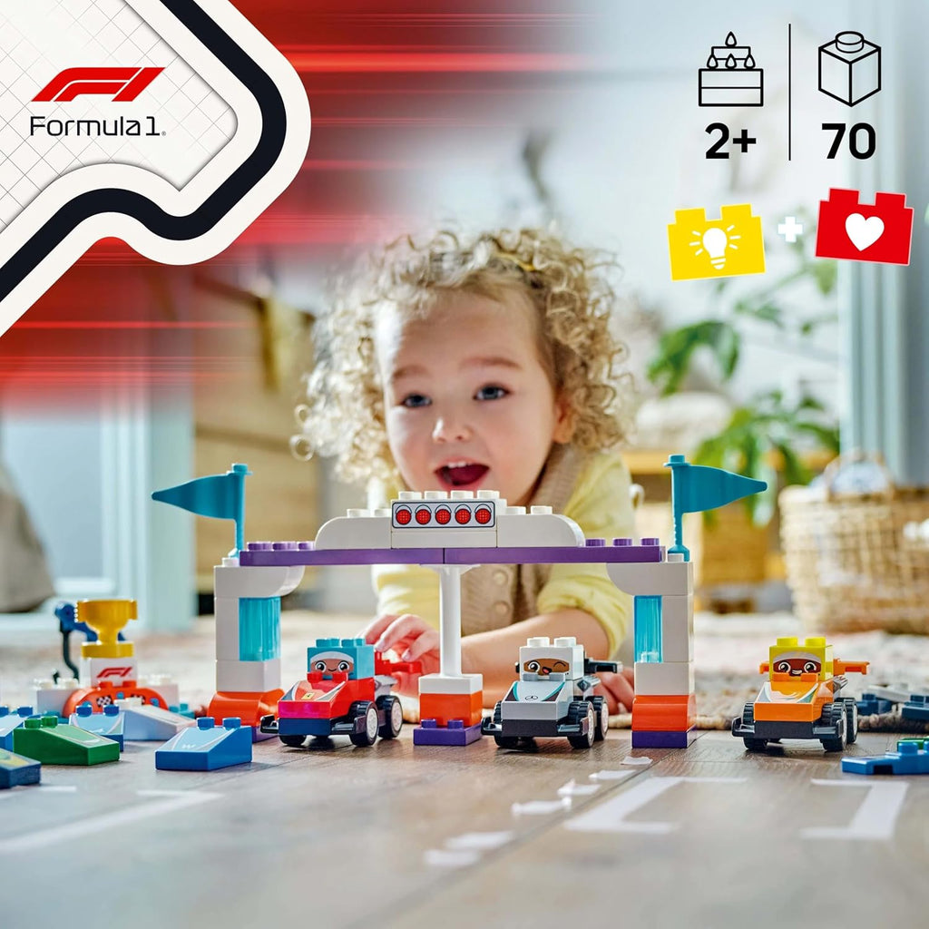 Lego Duplo 10445 - F1 Team Race Cars & Drivers F1 Race Car and Driver